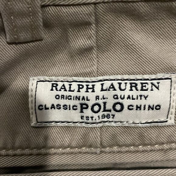 Polo Ralph Lauren Prospect Shorts! Size W35 Inseam 9 Khaki - Picture 5 of 5